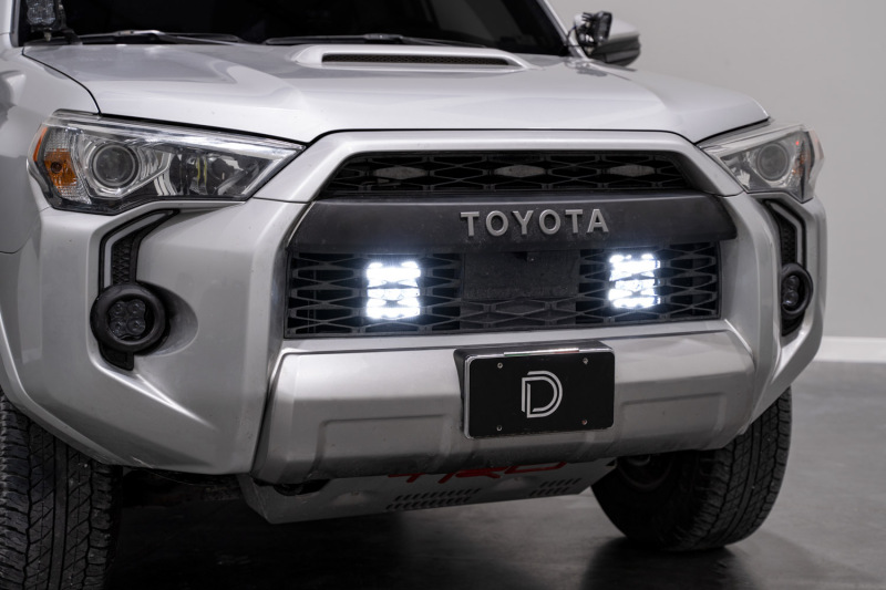 Toyota 4Runner LED Grille Kit - Diode Dynamics - SS5 Stealth - White - `14-`24
